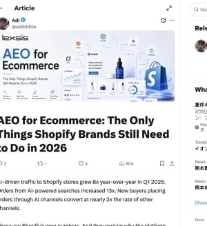 Shopify ���̽��� AEO ʱ����
